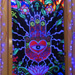 "The Hand" UV Black Light Fluorescent Backdrop / Wall Hanging